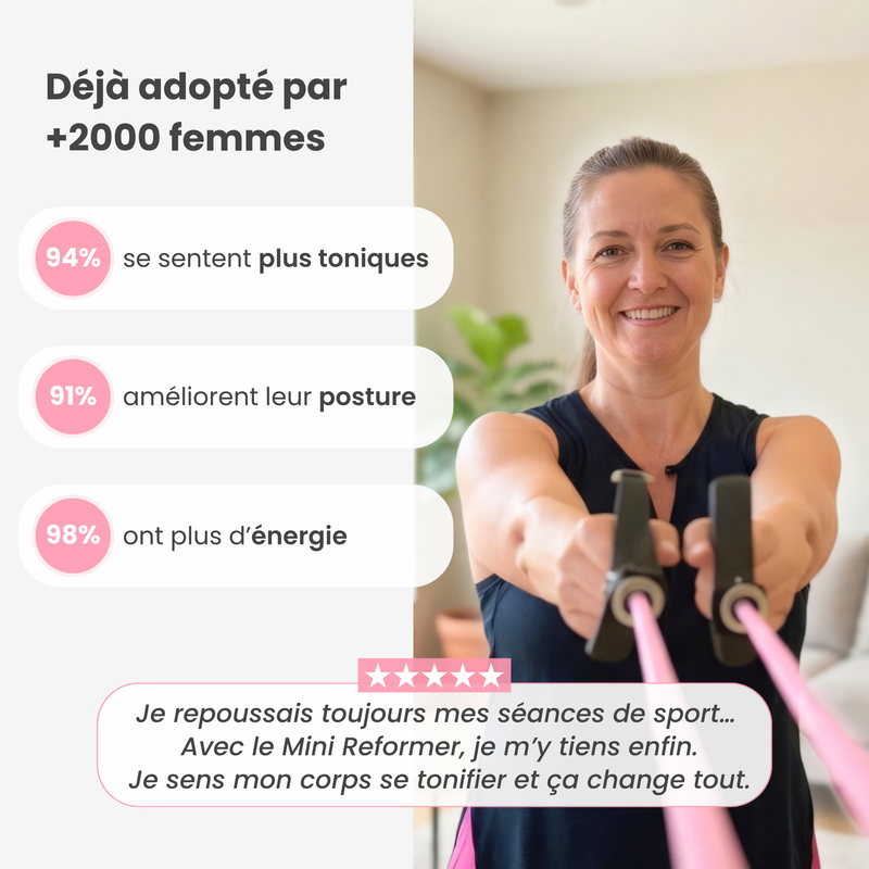 Le Mini Reformer Pilates à domicile